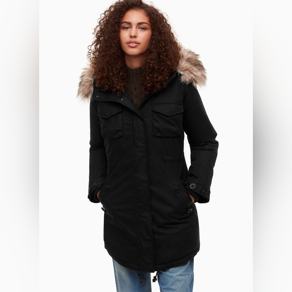 Aritzia Paradigm Parka/Puffer Jacket-Dark Olive Size XS - Picture 7 of 7